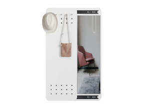 Small Fruniture: Full Body Mirror with Sliding Peg Board