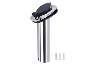 Sports Outdoor: Stainless Steel 30 Degree Flush Mount Fishing Rod Holder