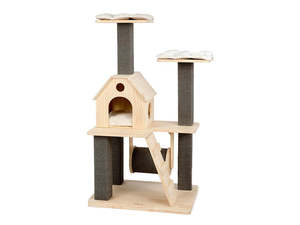Pet Animal: Solid Wood Cat Tree