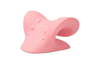 Health Beauty: Cervical Care Neck Pillow & Stretcher -Pink