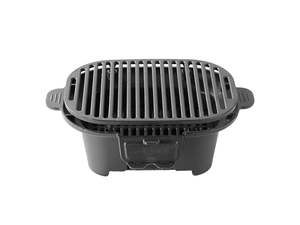 Home Living: Cast Iron Hibachi Grill Tabletop Charcoal Grill