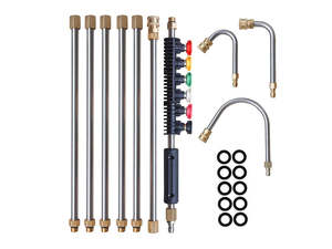 10PCS Pressure Washer Extension Wand Set