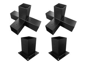 Pergola Kit: 4-Way Pergola DIY  Bracket Kit