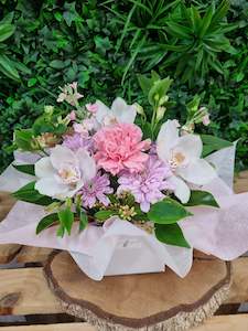 Occassions: Pastel Box Arrangememt