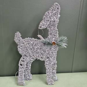 Christmas: Small Silver Reindeer