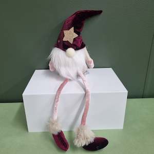 Christmas: Gilbert Velvet Gonk Burgundy