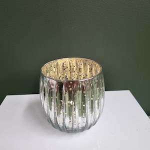 Christmas: Silver Tealight Holder