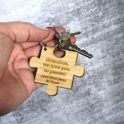 Keyrings And Bag Tags: Puzzle Piece Key Ring