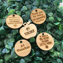 Keyrings And Bag Tags: Teacher Add-On Tags