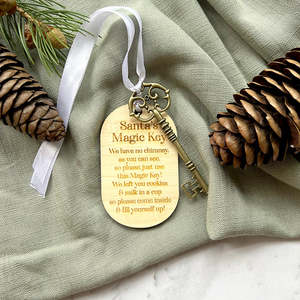 Oval Santa's Magic Key