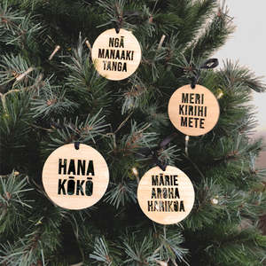 Christmas 2022: Te Reo Decoration Collection