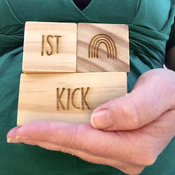 Decor: Pregnancy Milestone Blocks