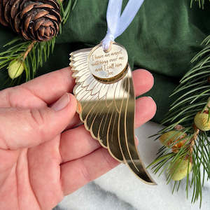 Personalised text: Wings of an Angel