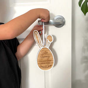 Stop Here Personalised Door Hanger