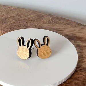 Bunny Face Easter Earrings