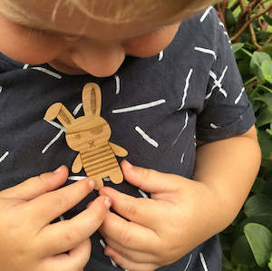 Pirate Bunny Easter Brooch