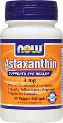 Products: Astaxanthin 4mg, 60 capsules by NOW - Lovely Health