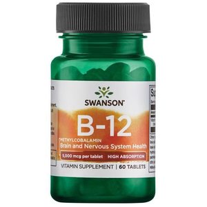 B12 Vitamin B-12 tablets, 60, 5000mcg - Lovely Health
