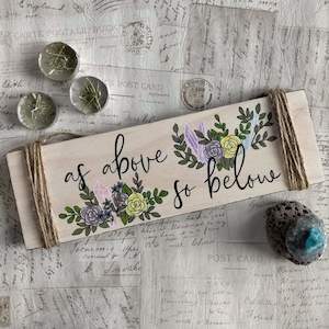 As Above So Below Sign