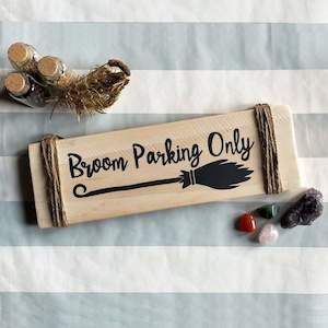 Broom Park Only Sign