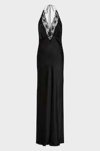 Dresses: Aries Halter Gown in Black