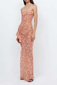 21st: Firefly Strapless Dress in Fiesta Floral
