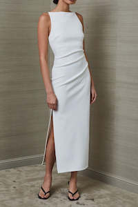 Arlette Tuck Midi Dress