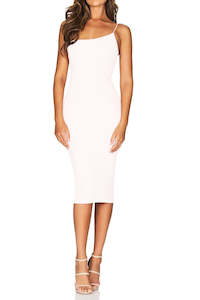 Hens: Penelope Midi in White