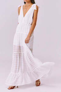 Hens: Lucietti Maxi Dress in Ivory