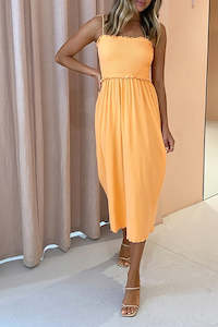Bump Friendly: Zuma Dress in Tangerine