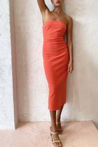 Strapless: Cecily Midi Dress