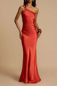 Formal: Monique Dress in Rust