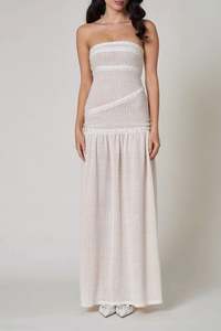 Fait Par Fetch Colette Maxi Dress in Ivory