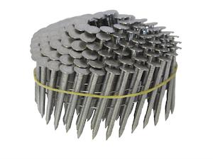 Kbao 10mm Head - 45 x 3.05 S/Steel Shingle Roofing Coil Nails 72Rolls 5400pcs RNSS30545