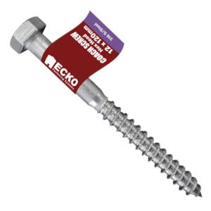 Fasteners Fixings: COACH BOLT & NUT M12 120mm