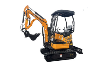 Machinery: Arnor Excavator 2.0Ton LT20S With With Bucket 400mm, Quick Hitch, Hydraulic Thumb