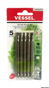 PBEXP-12436-3 Gosai bit B type H5 100mm 5PC. SET 426675 GS5P35H5100