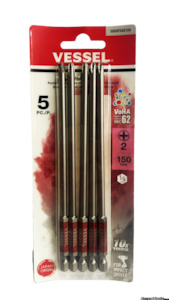 GOSAI Bit PH2 x 150mm 5PC SET 426677 GS5P352150