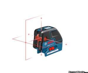 Lasers: BOSCH Five-Point Self Leveling Alignment Laser with Cross-Line GCL25 GCL25