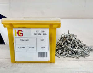 Loose Nails: KBAO Clout Nail HD Galv Smooth 5KG