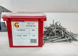 Loose Nails: KBAO Flat Head HD Galv Smooth 5KG