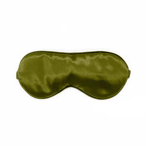 Silk Sleep Masks Luxury Mulberry Silk Eye Mask Lovesilk Nz: Silk Sleep Eye Mask - Olive