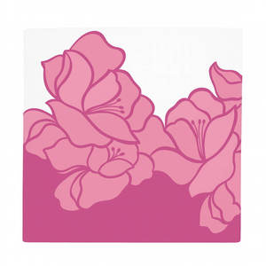 Silk Scarves: Pink Magnolia Pure Mulberry Silk Square Scarf Bandana