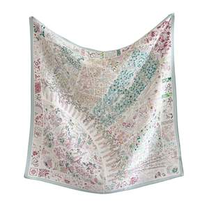 Secret Meadow Pure Mulberry Silk Square Scarf Bandana