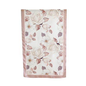 Silk Scarves: Dusky Rose Pure Mulberry Silk Extra Large Long Scarf