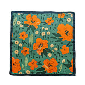 Best Seller: The Wildflowers - Mulberry Silk Bandana Scarf
