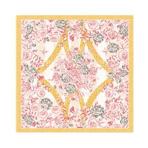 Best Seller: Flower Serenity Pure Mulberry Silk Scarf Bandana