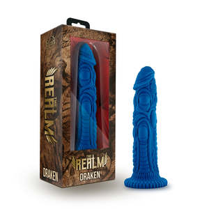 Dildos: The Realm Draken By Blush 7.5 Inch Dildo With Suction Cup Base