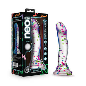 Dildos: Neo Elite By Blush - Hanky-Panky 7.5 Inch Silicone Glow In The Dark Dildo