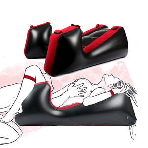 Bondage: TOUGHAGE Inflatable Leg Spreader Sex Cushion (Free Electric Air Pump)